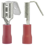 Vogt Connection Technology 3925S Connector 6.3mm 0.8mm 180° Red Insulated