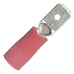 Vogt Connection Technology 392808S Blade Terminal 4.8mm Red 180° Insulated