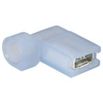 Vogt 393208S Blade Receptacle 4.8mm Width 0.8mm Thickness 90° Insulated Blue