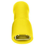 Vogt 3947 Blade Receptacle 6.3mm 0.8mm 180° Insulated Yellow