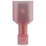 Vogt 3959S Blade Terminal 6.3mm Width 0.8mm Thick 180° Red Insulated