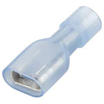 Vogt 3966 Blade Receptacle 6.3mm Width 0.8mm Thickness 180° Blue