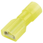 Vogt Connection Technology 3967S Blade Receptacle 6.3mm 0.8mm Insulated Yellow