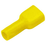 Vogt 3972S Blade Terminal 6.3mm Width 0.8mm Thickness Insulated Yellow