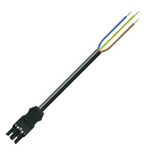 WAGO 771-9993/106-301 Mains Cable 2+PE Black 3m Open Cable Ends