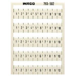 WAGO 793-502 White Labels for WMB Labelling 1-10 Range 1 piece