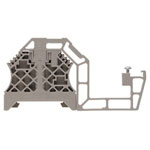 Weidmüller 1068700000-1 WSH 1 Rail Holder for 10x3mm Busbar End Angle WEW 35/2