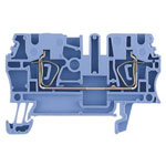 Weidmuller 1632060000-1 ZDU 4 BL Terminal Block Blue Compact Design