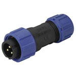 Weipu SP1310/P 4 I SP13 Plug Straight 4 Pins Waterproof UV Resistant