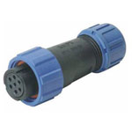 Weipu SP1310/S3I SP13 Bullet Connector 3 Pin Socket Straight UV Resistant