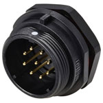 Weipu SP2112/P9 SP21 Round Connector Plug 9-Pin UV-Resistant IP68