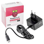 Raspberry Pi SC1408 27W USB-C Power Supply Black (EU)