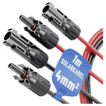 Absina 910000 Extension Cable 4 mm² 1 m Solar Power Cables & Leads