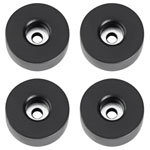 Adam Hall 4907M4AH Rubber feet Speaker Assembly Accessories Black Rubber 4 pcs