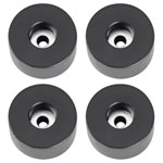 Adam Hall 4909M4AH Rubber feet 4 pcs Black Rubber Durable for Speakers
