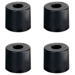 Adam Hall 4913M4AH rubber feet black rubber 4 pcs speaker assembly accessory