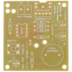 Genie L08PCB108 Custom Project Single PCB Bare Board