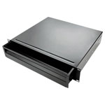 Adam Hall 87400 874E02 19" rack drawer 2 U Steel 19" Racks