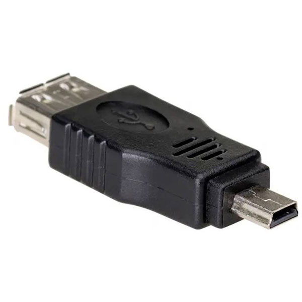 Akyga AK-AD-07 USB Adapter USB 2.0 to Micro USB durable black adapter