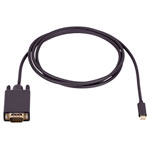 Akyga AK-AV-17 Cable USB-C Black 1.5m Monitor Cable