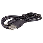 Akyga AK-DC-02 USB charging cable Black 2.5mm DC plug 0.80m