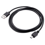 Akyga AK-USB-03 USB cable USB-A to USB-Mini-B 1.80 m Black