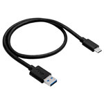 Akyga AK-USB-15 USB cable USB-A to USB-C Black 1m