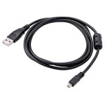 Akyga AK-USB-20 USB cable USB-A plug UC-E6 Black 1.50 m