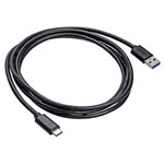 Akyga AK-USB-29 USB cable USB-A to USB-C Black 1.80 m