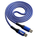 Akyga AK-USB-37 USB cable USB-C plug to plug 1m Blue