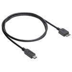 Akyga AK-USB-44 USB cable USB Micro-B 3.0 to USB-C plug 1m Black