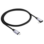 Akyga AK-USB-56 USB cable USB-C plugApple Lightning plug 1m Black