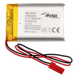 Akyga AKY0099 Battery pack LiPo 3.7V 1600mAh Non-standard Rechargeable