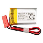 Akyga AKY0106 Battery pack LiPo 3.7 V 250 mAh Rechargeable Non-standard