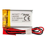 Akyga AKY0477 Battery pack x Rechargeable LiPo 3.7V 190mAh Non-standard