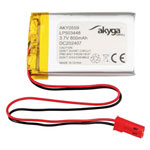 Akyga AKY0559 Battery pack rechargeable LiPo 3.7V 800mAh