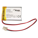 Akyga AKY0822 Battery pack LiPo 3.7 V 400 mAh Rechargeable