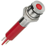 APEM Q6F1CXXR24E LED indicator light Red Flush 10 mcd Industrial use