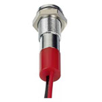APEM Q6R1BXXR02E LED indicator light Red 40 mcd Industrial Panel Indicator