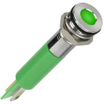 APEM Q8F1CXXG24E LED indicator light Green Flush 6 mcd Panel Indicator