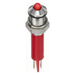 APEM Q8P1CXXR24E LED indicator light 80 mcd Red Prominent Industrial Use