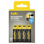 Aqiila AQ200AA367C4 Aqiila Akku USB-C battery Li-ion 1.2V 4 pcs AA Rechargeable