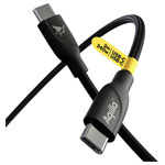 Aqiila AQCBPBICB3BD874 Cablebird CB12 USB-C cable Black 2m USB 2.0 USB-C plug