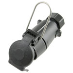 AS Schwabe 60463 Trailer connector 7-pin type S socket Open cable ends