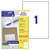 Avery-Zweckform 3478-200 All-purpose labels 210x297mm Paper White 200 pcs