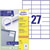 Avery-Zweckform 3479 Labels White Paper 70x32mm Permanent Adhesive 2700 pcs