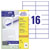 Avery-Zweckform 3484 All-purpose labels white paper 105x37mm 1600 pcs