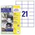 Avery-Zweckform 3652-10 All-purpose labels 70x42.3mm White Paper 210pcs
