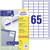 Avery-Zweckform 3666 All-purpose labels White Paper 38x21.2mm 6500 pcs Permanent