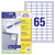 Avery-Zweckform 3666-200 All-purpose labels White Paper Permanent Laser 38x21.